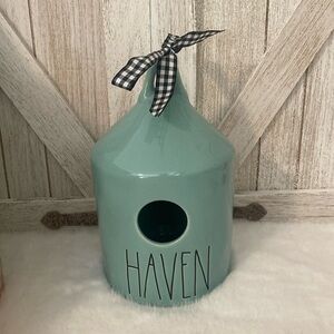 Rae Dunn Haven Birdhouse in Tiffany Blue